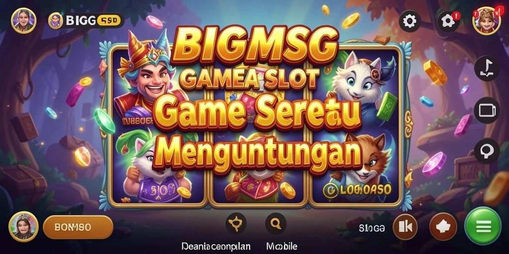 Gameplay seru di BIGMSG dengan banyak pilihan slot.