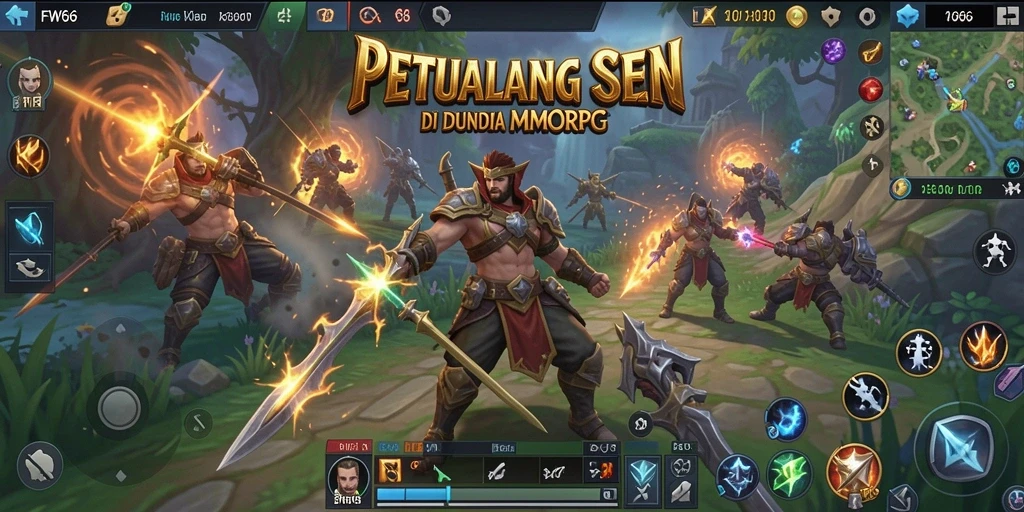 Gameplay seru di dunia petualangan MMORPG FW66.
