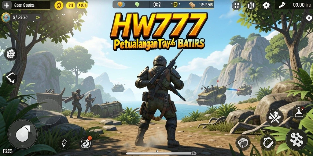 Tangkapan layar gameplay HW777 dengan eksplorasi Open World yang mendalam.