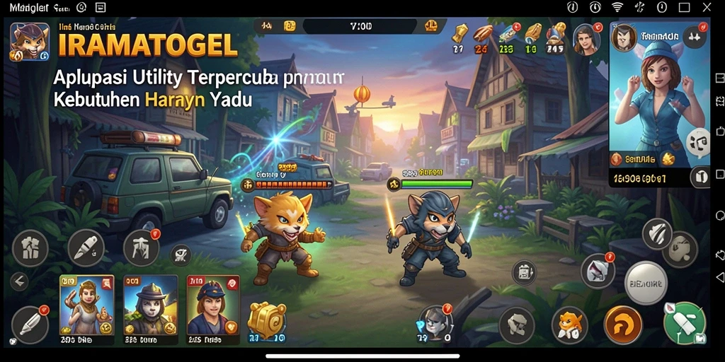 Tampilan antarmuka yang sederhana dan fungsional dari IRAMATOGEL.