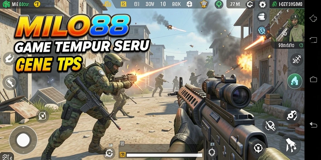 Gameplay seru intens di MILO88 dalam genre TPS.