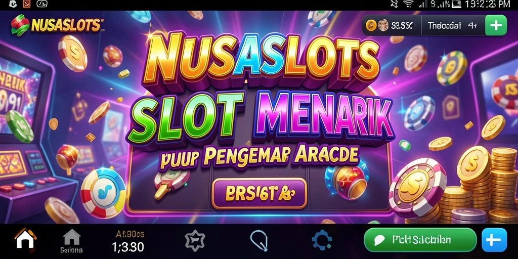 Screenshot gameplay NUSASLOTS dengan tema yang menarik dan warna-warni.