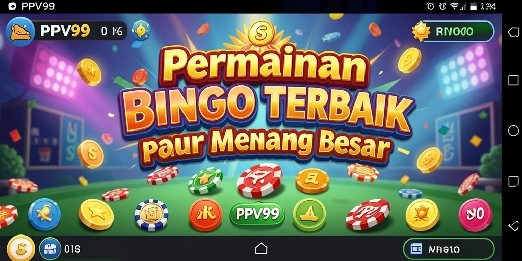 Tampilan gameplay menarik di PPV99 dengan suasana Bingo yang seru.