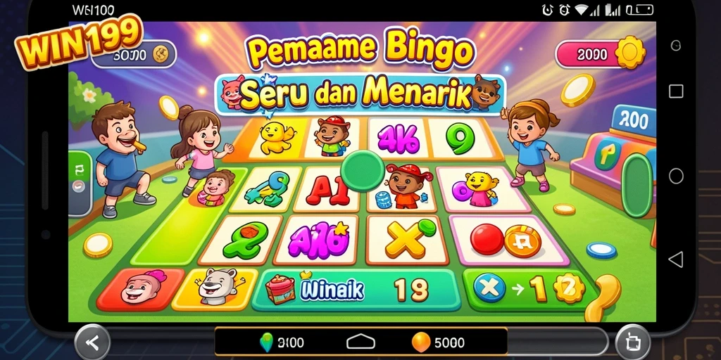 Tampilan gameplay Bingo yang seru dan interaktif di WIN199.